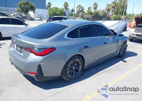 2025 BMW I4 Edrive 40 from USA, damaged, VIN WBY23HD0XSFU24423